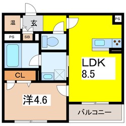 メゾン　ド　カナワの物件間取画像